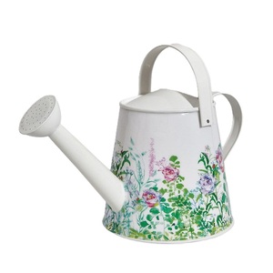Arrosoir en métal tendance avec finition émaillée imprimée, poignée robuste, idéal pour l'entretien des plantes à la maison, dans le jardin ou sur le balcon - Product Image 6