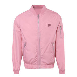 เสื้อแจ็คเก็ตบอมเบอร์ผู้ชายแบบซิป แขนจั๊มพ์ ปลายเสื้อแบบริบ  ลำลอง สวมใส่กลางแจ้ง น้ำหนักเบา ทันสมัย เสื้อคลุมแจ็คเก็ต  เสื้อแจ็คเก็ตผู้ชาย - Product Image 1