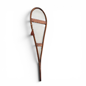 Snow Ski Shoe - Traditional Vintage Retro Style Antique Decoration Only - Made from Cane and Wood - 45inch x 12inch - Product Image 4
