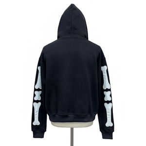 Private label personalized logo most Demanded Zipper hoodie screen Printed and embriodry logo factory made cheap price hoodie - Product Image 2