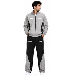 Custom <b>Men</b> Plus Size Streetwear Nylon Tracksuit Windproof Lightweight <b>Jacket</b> Pants Set OEM ODM Wholesale - Product Image 4