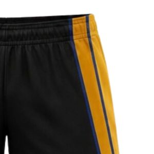 Pantalones Cortos de Netball Sublimados en Negro y Dorado, Unisex, de Poliéster Ligero, Uniformes Deportivos para Equipos, Ropa de Entrenamiento con Paneles Laterales - Product Image 4