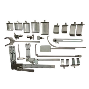 Altomme Instruments ชุดอุปกรณ์รีแทรคเตอร์วาล์วหัวใจแบบสมบูรณ์ชุดเครื่องมือผ่าตัดแบบนำกลับมาใช้ใหม่ได้ทำจากสแตนเลส22ชิ้น - Product Image 3