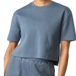 Conjunto Casual de Verano para Mujer, Camiseta y Pantalones Cortos, Conjunto de Dos Piezas Cómodo, Suave y Transpirable para Uso Diario - Product Image 1