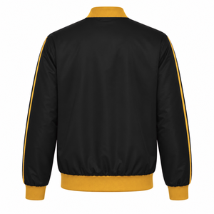 Custom NCBW Coalition <b>Women</b> Windbreaker embroidered logo blue & gold Casual Style for female with polyester lining - Product Image 3