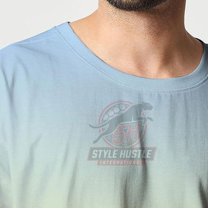 Servicio OEM, Camiseta Holgada Extra Grande Personalizada con Estampado para Hombre, 100% Algodón, Precio Bajo al por Mayor, Camisetas Extra Grandes para Hombre - Product Image 5