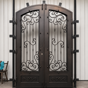 Puertas de hierro forjado a medida y hermosas puertas metálicas personalizadas: Puertas de acero de lujo diseñadas para máxima seguridad y elegancia. - Product Image 2
