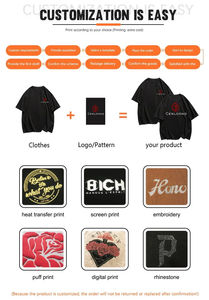 Camisetas al por Mayor 100% Algodón, Holgadas, Lisas, Tallas Grandes, con Gráficos Personalizados, Logotipo Impreso, Camisetas para Hombre Altos y Grandes - Product Image 2