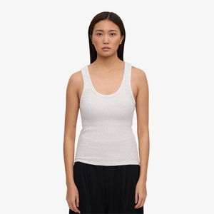Nouveautés : Débardeur de sport 100 % coton pour femme – Idéal pour la course et la gym – Vêtements de fitness pour femme - Product Image 1