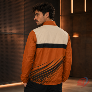 Custom Team Windbreaker <b>Jacket</b> Fashion Sports Outerwear <b>Half</b> <b>Zip</b> Wholesale Manufacturer - Product Image 5