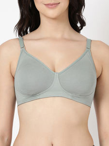 Soutien-gorge sans armatures doux et sans coutures pour femmes, couvrant entièrement la poitrine, avec maintien enveloppant, grandes tailles, lingerie confortable pour le quotidien, vente en gros - Product Image 2