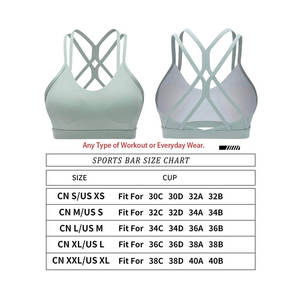 Sujetador deportivo de alta sujeción para mujer, transpirable, sin costuras, de secado rápido, con logo frontal, tela de elastano/nailon, venta al por mayor, lo más vendido. - Product Image 6