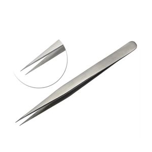 Pinzas de punta recta con agarre integrado de alta precisión para aislamiento de pestañas, para técnicos y artistas de extensión de pestañas clásica - Product Image 1
