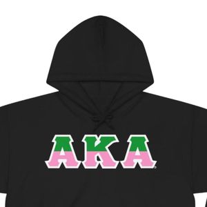 Sudadera con Capucha Negra con Bordado de Letras Verdes y Rosas, Sudadera de Forro Polar con Capucha, Manga Larga, Bolsillo Canguro, Casual, Unisex - Product Image 5