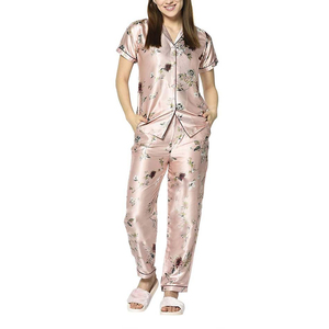 Nouvel arrivage : Ensemble de vêtements de nuit thermiques respirants pour femmes, design uni, manches longues, en coton laitier, avec coussinets de soutien-gorge, taille asiatique, pour la maison - Product Image 3