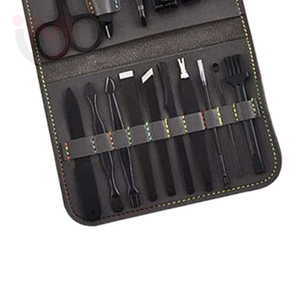 Professional Luxurious 16-Piece Infant <b>Nail</b> Care Manicure Pedicure <b>Kit</b> Stainless Steel <b>Nail</b> Clipper Grooming Tools Set - Product Image 3