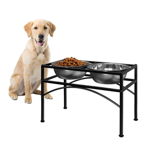 Soporte para Tazón de Perro de Acero Inoxidable, Plato para Comida y Agua para Perros y Mascotas, Estación de Alimentación Antideslizante para el Hogar - Product Image 2