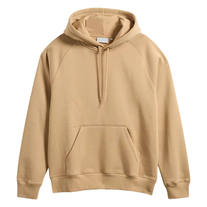 Basicscotton Blended Sweatshirts Custom High Quality Embroidery Blank Hoodies Unisex Pullover Blank Oversized Fleece Hoodies - Product Image 1