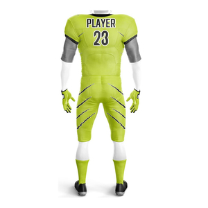 Ensemble d'uniformes de football américain sublimés sur mesure, maillot d'équipe en polyester respirant, vêtements de sport à séchage rapide, OEM ODM Pro - Product Image 2