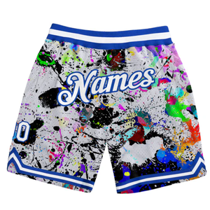 Shorts de basketball en mesh sublimés respirants pour hommes avec logo et design personnalisés - Product Image 1