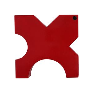 Pressa da officina a telaio ad H da 20 tonnellate con mandrino a 4 intaglio e set di 2 piastre di regolazione in metallo da 5x5x1 pollici - Product Image 2