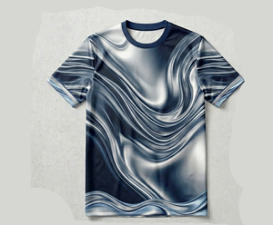 Camiseta Deportiva Minimalista con Sublimación Gráfica, de Poliéster que Absorbe la Humedad - Product Image 4