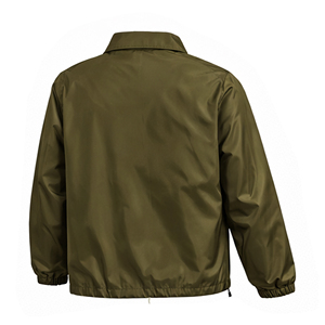 Vestes de coach pour garçons vierges personnalisables avec logo, en polaire, boutonnées, pour l'extérieur, vestes de baseball universitaires pour hommes, vente en gros - Product Image 4