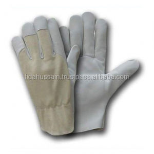 Guantes de cuero de seguridad de Pakistán, venta al por mayor, guantes de conducción personalizados, guantes de trabajo de cuero, cuero de Napa, seguridad de construcción - Product Image 2
