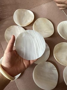 High Quality Rectangle Flat Mother of Pearl 6MM Square Loose Gemstone for Natural Seashell Crafts Wall hanging Decoration gift - Product Image 2