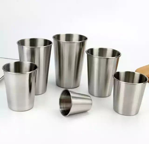 Nuevo Vaso de Acero Inoxidable Ecológico con Logotipo Personalizado, para Viajes, Bar, Comedor, Vino, Agua - Product Image 1