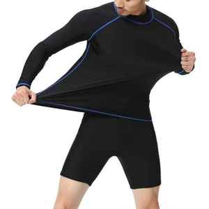 Rashguards personalizados asiáticos de talla grande, rashguard de una pieza para hombre - Product Image 3