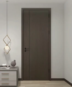 Puerta de WPC para Baño, Resistente a Termitas, Anti-deformación, Diseño Moderno, Impermeable, Ignífuga, para Apartamento, a Bajo Precio - Product Image 1