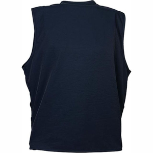 เสื้อกั๊กนิรภัยสีน้ำเงินกรมท่า แบบมีกระเป๋าหลายช่อง ซิปด้านหน้า ปรับขนาดได้ ผลิตจากผ้าทนทาน - Product Image 2