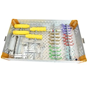 Système d'opération chirurgicale orthopédique BISONS TrimLine pour la colonne cervicale, kit réutilisable en acier inoxydable pour la colonne cervicale - Product Image 4