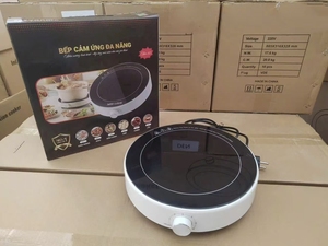 Cocina de Inducción Inteligente de un Solo Horno de 2200W/3500W, 6 Niveles de Potencia, Control Táctil, Panel Microcristalino Negro, CE - Product Image 1