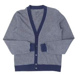 Unisex Vintage Style Casual <b>Cardigan</b> Sweater For Custom Embroidered Logo School Spirit Sports Winter Knitwear - Product Image 1