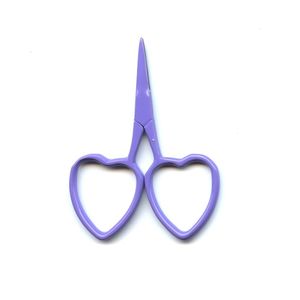 กรรไกรตัดผมขนาดเล็ก รุ่น Little Love Scissors ใบมีดสั้น ทำจากเหล็กกล้าไร้สนิม คมกริบ ด้ามจับรูปหัวใจหลากสี - Product Image 3