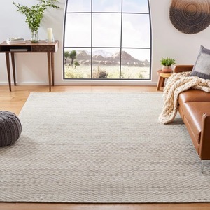 Tapis rectangulaire en coton tissé plat, couleur unie, avec dos antidérapant en caoutchouc, pour la décoration du salon - Product Image 3