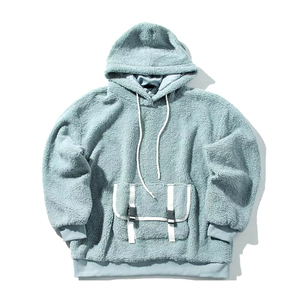 <b>Men's</b> Hooded Fleece Sweatshirt Solid Color Oversized Fit Casual Winter Wear With Pocket Breathable Regular Sleeve <b>Men's</b> <b>Hoodies</b> - Product Image 1