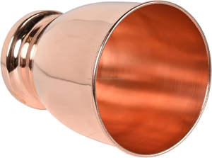 Metal Copper <b>Drinkware</b> Copper Tumbler, LACQUERED-FREE, UNLINED and UNCOATED - 550 Ml, for Ayurveda Health Benefits - Product Image 5