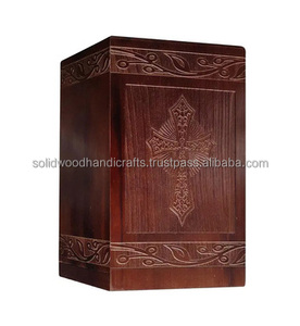 Nouvelles urnes funéraires en bois pour adultes, urnes funéraires en bois, taille personnalisée, fournitures funéraires - Product Image 1