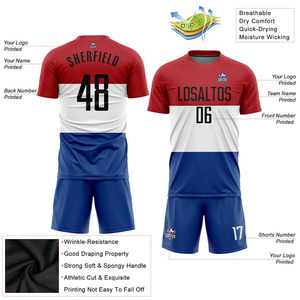 Una fábrica OEM produce equipaciones de fútbol de alta calidad con logotipo personalizado y alcance de suministro global para marcas deportivas profesionales. - Product Image 5
