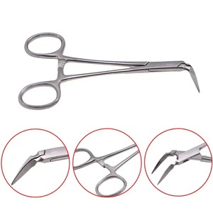 Pince chirurgicale Ametrine AS-786 en acier inoxydable, 150 mm, à mâchoires dentées, manche ovale, autoclavable, pour instruments orthopédiques - Product Image 6