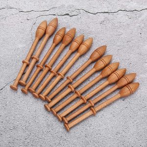 Kit de encaje de bobina, herramienta de tejido con aguja de madera, herramientas de tejido de madera torneada artesanales francesas antiguas y vintage para principiantes - Product Image 1