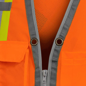 Vêtements de sécurité réfléchissants, veste haute visibilité, vêtements de travail haute visibilité, veste de sécurité réfléchissante avec réflecteur - Product Image 5