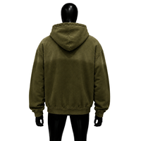 Sweat à capuche zippé vert pour homme, sweat-shirt polaire oversize pour homme, imprimé cœur, veste décontractée à capuche, design logo frontal, collection automne, soldes