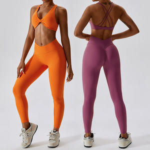 Ensemble de sport 2 pièces extensible et respirant pour femme, idéal pour le yoga, séchage rapide - Product Image 2