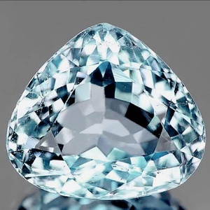 Aigue-marine bleue naturelle à l'éclat de feu [Parfaitement sans défaut - VVS] - Product Image 5