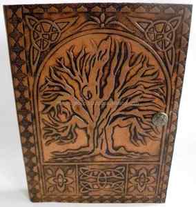 Diario de Cuero Árbol de la Vida – Cuaderno con Grabado en Relieve, Diario Celta, Diario de Viaje, Cuaderno de Bocetos, Regalo - Product Image 6