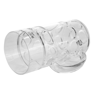 Vente en gros de verres <span class=keywords><strong>à</strong></span> <span class=keywords><strong>bière</strong></span> vides classiques de 500ml avec logo <span class=keywords><strong>personnalisé</strong></span> chope <span class=keywords><strong>à</strong></span> <span class=keywords><strong>bière</strong></span> en plastique de haute qualité, grand <span class=keywords><strong>verre</strong></span> <span class=keywords><strong>à</strong></span> <span class=keywords><strong>bière</strong></span> transparent avec poignée - Product Image 6